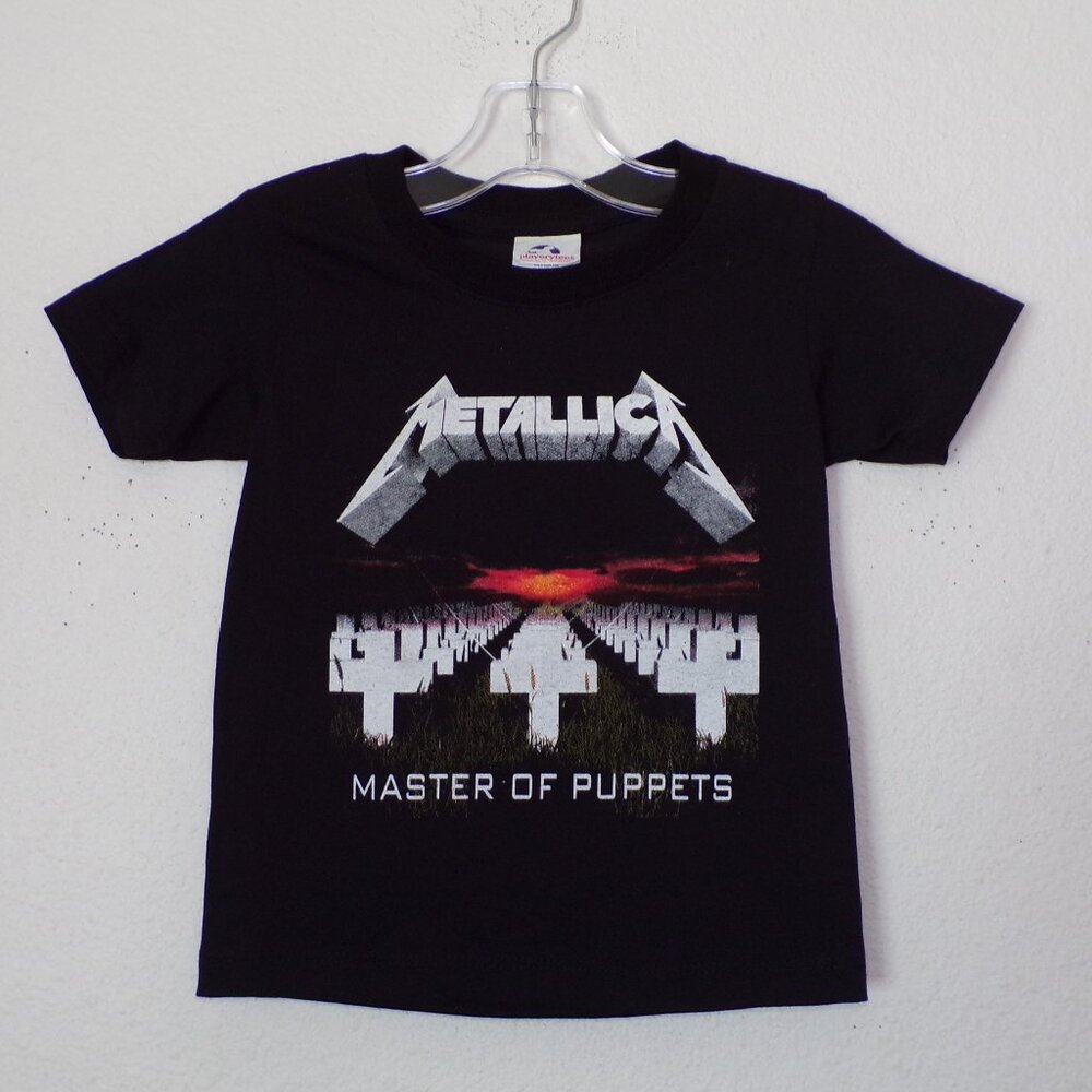 New "Metallica Master Of Puppets" Youth Silkscreen T-Shirt – XS–XL